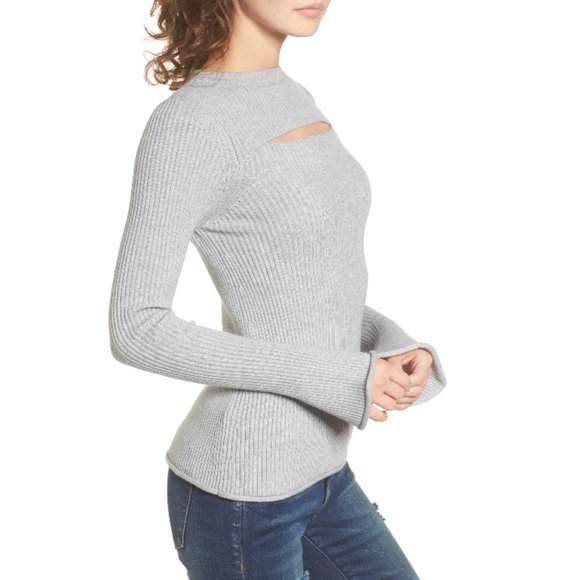 Cutout Ribbed Sweater - Picture 3 of 5